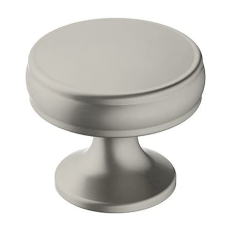 Amerock Amerock Renown Traditional Round Cabinet Knob 1-1/4 in. D 1-1/8 in. Satin Nickel 1 pk BP36793G10